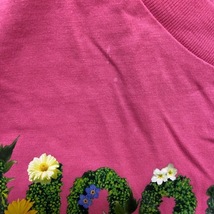 モスキーノ MOSCHINO 半袖Tシャツ サイズI 40 - 綿 ピンク×グリーン×マルチ レディース クルーネック トップス_画像6