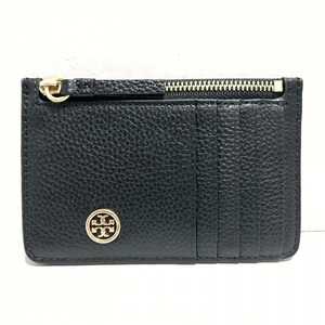 トリーバーチ TORY BURCH コインケース - レザー 黒 カードケース付き 新品同様 財布