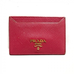 プラダ PRADA カードケース 1MC208 - レザー ピンク 財布