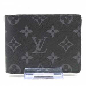 ルイヴィトン LOUIS VUITTON 札入れ M61695 ポルトフォイユミュルティプル モノグラム・エクリプス キャンバス モノグラムエクリプス 財布