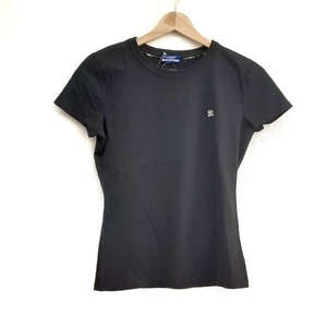 バーバリーブルーレーベル Burberry Blue Label 半袖Tシャツ サイズ38 M - 黒 レディース クルーネック 美品 トップス