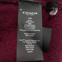 コーチ COACH 長袖セーター/ニット サイズXS - ボルドー×ライトブラウン×マルチ レディース クルーネック/ラメ トップス_画像5