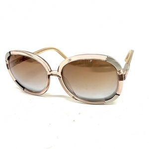  Chloe Chloe - plastic × metal material pink × silver sunglasses 