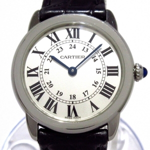 Cartier(カルティエ) 腕時計 ロンドソロSM W6700155 レディース SS/革ベルト シルバー