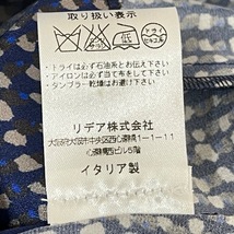 キートン Kiton ノースリーブシャツブラウス サイズ42 L - ネイビー×ライトグレー×マルチ レディース プルオーバー/リボン 美品 トップス_画像5