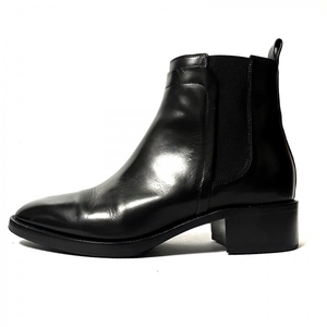 サルトル SARTORE ショートブーツ 36 1/2 - レザー 黒 レディース サイドゴア/アウトソール張替済 美品 靴