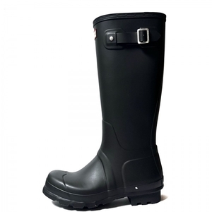  Hunter HUNTER rain boots UK 7 - Raver black men's beautiful goods shoes 
