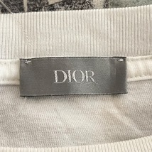 ディオールオム Dior HOMME 長袖Tシャツ サイズM 393J675A0817 - 白×黒×マルチ メンズ クルーネック トップス_画像3