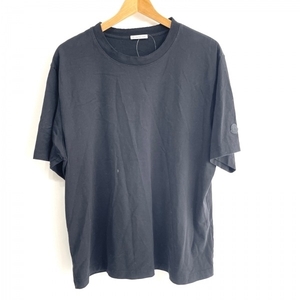 モンクレール MONCLER 半袖Tシャツ サイズL I109F8C00003 SS T-SHIRT 黒×白 メンズ クルーネック/MONCLER 2 ALICIA KEYS トップス