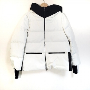  hell noHERNO down jacket size 42 M - ivory × black lady's long sleeve /Laminar/ winter jacket 