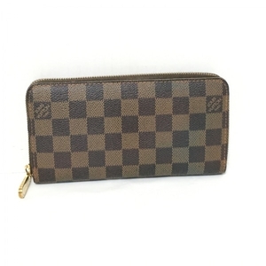 ルイヴィトン LOUIS VUITTON 長財布 N60015 ジッピーウォレット ダミエ・キャンバス エベヌ VI2048 財布 ダミエ