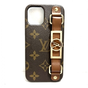 ルイヴィトン LOUIS VUITTON 携帯電話ケース/スマホカバー M69782 IPHONEバンパードーフィーヌ12/12PRO モノグラム×ブラウン iPhoneケース