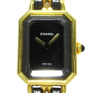CHANEL( Chanel ) wristwatch Premiere H0001 lady's size :M black 