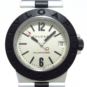 BVLGARI(ブルガリ) 腕時計■美品 アルミニウム AL32A ボーイズ アイボリー