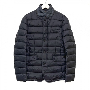 ムーレー MOORER ダウンジャケット サイズ48 XL - 黒 メンズ 長袖/冬 美品 ジャケット