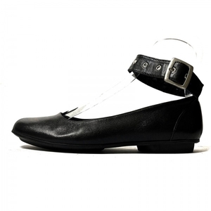 アニエスベー agnes b パンプス 37 - レザー 黒 レディース 靴