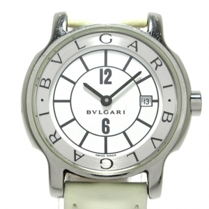 BVLGARI( BVLGARY ) наручные часы Solotempo ST29S женский белый × серебряный 