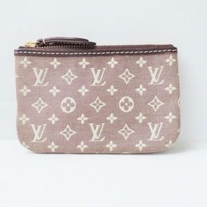 ルイヴィトン LOUIS VUITTON コインケース M62996 ポシェットクレ モノグラム・イディール キャンバス（82%テキスタイル、18%ナイロン）