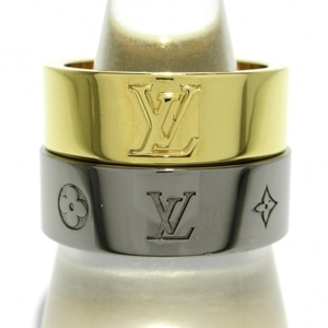  Louis Vuitton LOUIS VUITTON кольцо M00514 кольцо LV in стойка nkto комплект 2 металл материалы Gold × серебряный 2 позиций комплект OB1213 прекрасный товар 