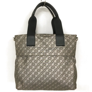  Gherardini GHERARDINI ручная сумочка - PVC( соль . винил )× парусина × кожа темно-серый × серый × чёрный сумка 