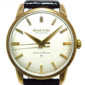 GrandSeiko(グランドセイコー) 腕時計 ダイアショック25ジュエルズ J14070 メンズ アンティーク/社外ベルト 白