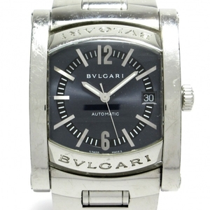 BVLGARI(ブルガリ) 腕時計 アショーマ AA44S メンズ SS ダークグレー