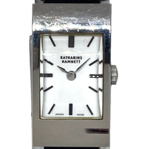 KATHARINEHAMNETT(キャサリンハムネット) 腕時計 KH-8003 レディース 白