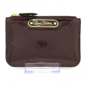 ルイヴィトン LOUIS VUITTON コインケース M93557 ポシェットクレNM パテントレザー（モノグラムの型押し） アマラント CA0111 財布