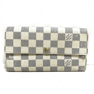 ルイヴィトン LOUIS VUITTON 長財布 N61735 ポルトフォイユサラNM2 ダミエキャンバス アズール CA2009 財布 ダミエ