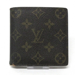 ルイヴィトン LOUIS VUITTON 2つ折り財布 M61665 ポルト ビエ・カルト クレディ モネ MI874 財布 モノグラム