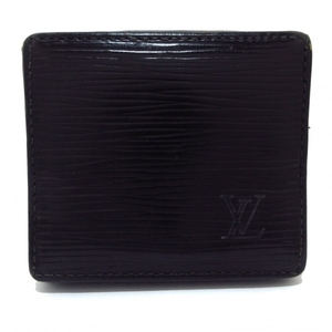 ルイヴィトン LOUIS VUITTON コインケース M63692 ポルトモネボワット レザー（LVロゴの刻印入り） ノワール MI0914 財布 エピ