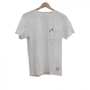 ポールスミス PaulSmith 半袖Tシャツ サイズS - 白 レディース クルーネック/胸ポケット/ラビット 美品 トップス
