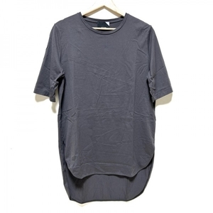 エイトン ATON 半袖Tシャツ サイズ2 M - 綿 ダークグレー メンズ クルーネック トップス