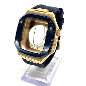ゴールデンコンセプト GOLDEN CONCEPT SP-40 40MM APPLE WATCH CASE 金属素材×ラバー ゴールド×ネイビー アップルウォッチケース 小物