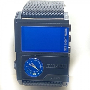 DIESEL( diesel ) wristwatch DZ-7137 men's blue × black 