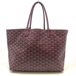 ゴヤール GOYARD トートバッグ サンルイPM コーティングキャンバス×レザー ボルドー MAE020136 バッグ