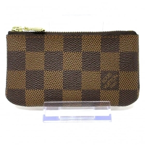 ルイヴィトン LOUIS VUITTON コインケース N62658 ポシェットクレ ダミエ・エベヌ キャンバス エベヌ CA0034 美品 財布 ダミエ