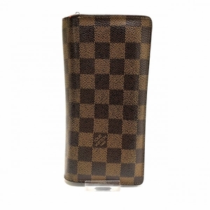 ルイヴィトン LOUIS VUITTON 長財布 N60017 ポルトフォイユ・ブラザ ダミエ・キャンパス エベヌ TS4182 財布 ダミエ