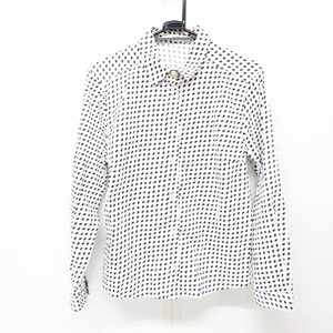 エトロ ETRO 長袖シャツ サイズ46 L - 白×黒 レディース トップス