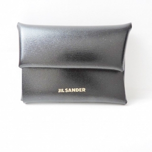 ジルサンダー JILSANDER コインケース J07VY0001 - レザー 黒 美品 財布