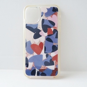  Kate Spade Kate spade mobile telephone case / smartphone cover - plastic clear × navy × multi iPhone case purse 