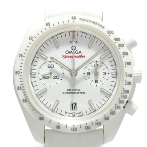 OMEGA(オメガ) 腕時計■美品 スピードマスター ホワイトサイド オブ ザ ムーン 311.93.44.51.04.002 メンズ 白