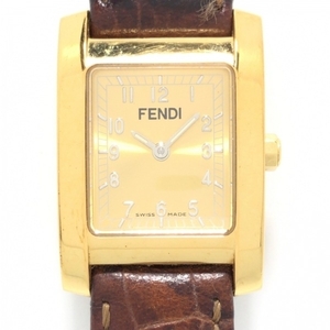 FENDI( Fendi ) наручные часы - 7000L женский кожа ремень Gold 
