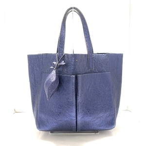  Anya Hindmarch Anya Hindmarch большая сумка - кожа голубой сумка 