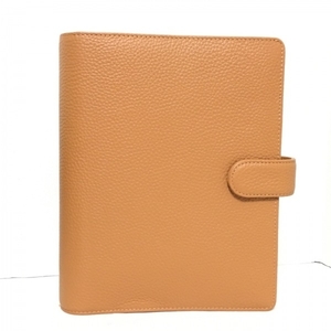 ファイロファックス Filofax 手帳 - レザー ブラウン A5サイズ 美品 財布