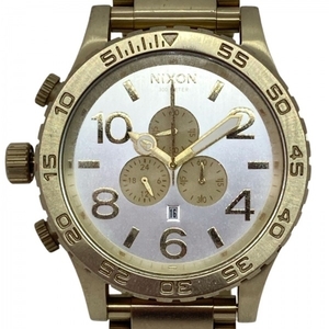 NIXON(ニクソン) 腕時計 51-30 メンズ クロノグラフ ゴールド