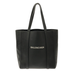 バレンシアガ BALENCIAGA ハンドバッグ 551815 エブリデイトートXXS レザー 黒 バッグ