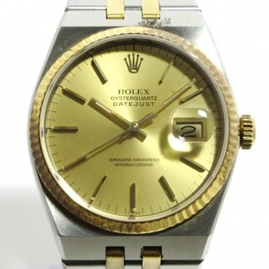 ROLEX(ロレックス) 腕時計 デイトジャスト 17013 メンズ SS×K18YG/12コマ ゴールド