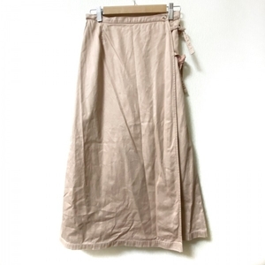  Pink House PINK HOUSE to coil skirt size M beige lady's Denim bottoms 