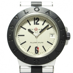 BVLGARI( BVLGARY ) wristwatch aluminium AL38TA men's silver 